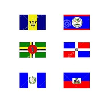 Imagem de Kit de Personalização Gráfica para Motocicletas, Adesivos Decorativos (30x30-república dominicana)