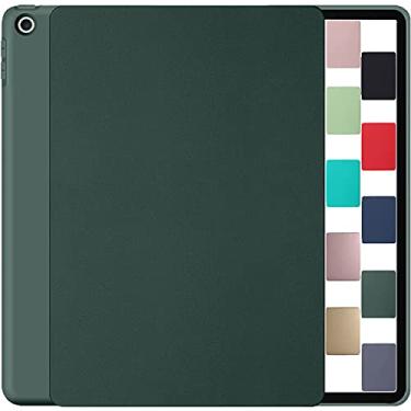 Imagem de DuraSafe Cases Capa traseira macia protetora de corpo inteiro para iPad 7,9 polegadas Mini 4 Geração 2015 [Mini 4ª geração] A1538 A1550 com função despertar/hibernar - Verde escuro