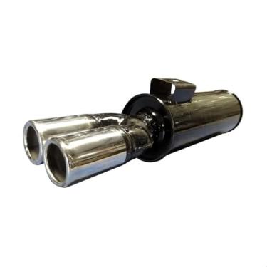 Imagem de Escapamento Esportivo Turbão Gol G2 G3 G4 Ponteira Dupla 2 Polegadas