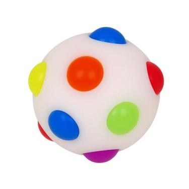 Imagem de Bola Color Com Luz sensorial Popit Infantil Antiestresse Pet Cachorro 