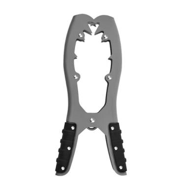 Imagem de Ancho de aço inoxidável âncora âncora âncora Gripper com dentes para pescar passeio de barco durável à prova de ferrugem Cramp âncora de caiaque para caiaques para canoas Paddle (Cinza)