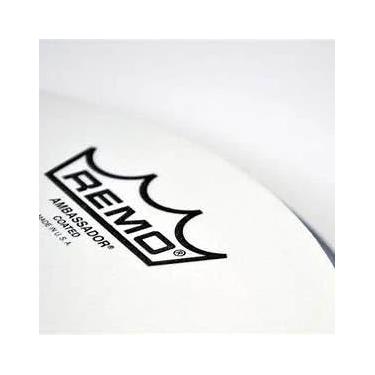 Imagem de Remo Ambassador, Pele Porosa para Bateria, 14 Polegadas, Branca ba011400