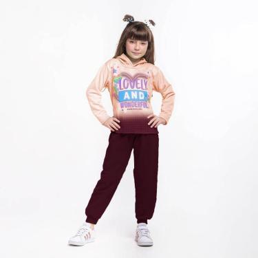 Imagem de Conjunto Infantil Menina Moletom Pop-Feminino