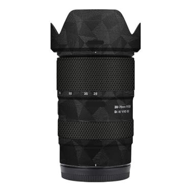 Imagem de Adesivo antiarranhões para lente de câmera para Tamron 28-75 mm F2.8 G2 adequado para Nikon Mount Coat Vinil Película Protetora Decalques 28-75 F 2,8 G 2 (Triângulo Preto)