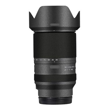 Imagem de Adesivo de lente de câmera antiarranhões para Tamron 28-300mm F4-7.1 adequado para Sony Mount Coat Wrap película protetora película protetora capa 28-300 F4-7.1 (cinza escuro)