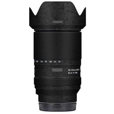 Imagem de Adesivo de lente de câmera antiarranhões para Tamron 28-300mm F4-7.1 adequado para Sony Mount Coat Wrap película protetora película protetora capa 28-300 F4-7.1 (Splash Ultra Preto)