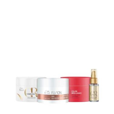 Imagem de Wella Cronograma Fusion 150ml + Brilliance 150ml + Oil 150ml + Oleo 30
