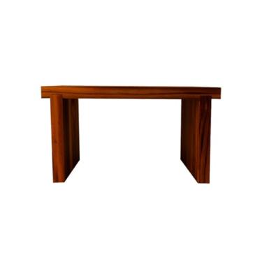 Imagem de Expositor Decoração Buffet Festa Suporte Modular Escadinha Escada Para Confeitaria Pâtisserie Porta Doces Em Madeira Teca Rustica Com Imã Linha Wooden Glow linha Premiu (30x20x17)