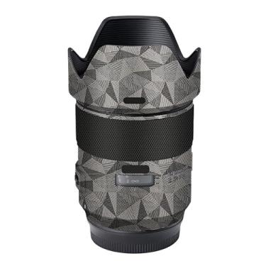 Imagem de Adesivo de lente de câmera antiarranhões para Tamron SP 45 mm F1.8 adequado para Canon EF Mount Coat Wrap película protetora corporal capa de pele 45 1.8 (titânio triangular)