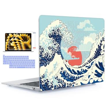 Imagem de YSCLBAHUK Capa para MacBook Pro de 13 polegadas M2 M1 A2338 2022 2021-2016 versão A2251 A2289 A2159 A1989 A1706 com Touch Bar serve para Touch ID, capa rígida de plástico com estampa impressa, Great