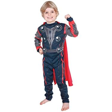 Imagem de Fantasia Thor Infantil Longa Completa Com Capa Rubies P 3, 4