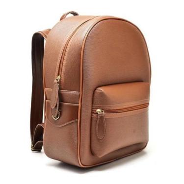 Imagem de Mochilinha Feminina Pequena Casual Mini Bolsa De Costa Faculdade - Pin