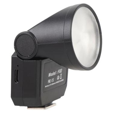 Imagem de GOWENIC Mini Flash Speedlite, GN8 6500K CRI97 Retro Design Retro Micro Camera Flash, Com 4 Níveis de Potência e Sapato Quente Universal, para Câmeras Fuji DSLR