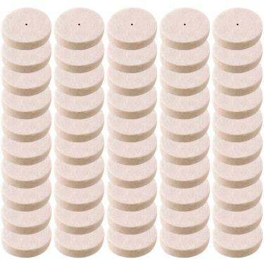 Imagem de Kit 50 Discos De Feltro 25Mm Para Polimento Micro Retíficas