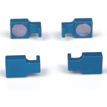 Imagem de cwZhen Pacote com 4! Mantenedores paralelos magnéticos grandes e fortes atualizados. Torno, CNC, Kurt, detentores paralelos magnéticos/mecânicos, suportes. Torno, CNC, Kurt, ferramentas de maquinista