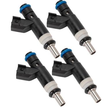 Imagem de LesNau 4 peças de injetores de combustível FJ1058 04891577AC compatíveis com Jeep Compass 2007-2017, Patriot 2007-2017 e Dodge Journey 2009-2015, Avenger 2008-2014, Caliber & Chrysler 200, Sebring