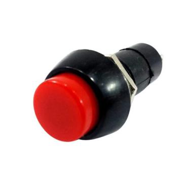 Imagem de Chave Tic Tac Redonda PBS-11A VM 2T 100 Unid Botão Com Trava - NTV SOM