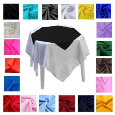 Imagem de Kit 10 Toalha Cobre Mancha Medidas 75x75 Mesa Posta Festas Restaurante