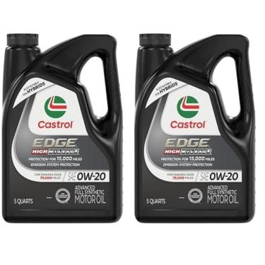 Imagem de Óleo de motor Castrol Edge High Mileage 0W-20 totalmente sintético 5L