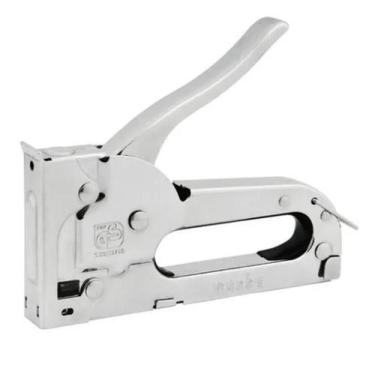 Imagem de Grampeador Tapeceiro Manual Madeira, Forro, Pvc 5.000 - A.R Variedades