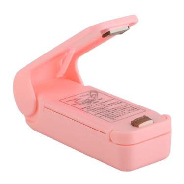 Imagem de Yctze Mini Selador de Vácuo Manual Portátil para Armazenamento de Alimentos - Máquina de Embalagem de Vácuo Fácil de Usar para Lanches e Preservação de Refeições