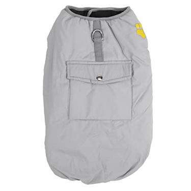 Imagem de Casacos de cão quentes, soft Double Sided Wearable Dog Vest Waistcoat Jaqueta de inverno com bolsos para cães médios grandes 3Xl