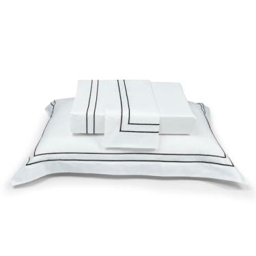 Imagem de FRONHA PREMIUM HARMONIOUS BLACK - CETIM 300 FIOS - 50X90