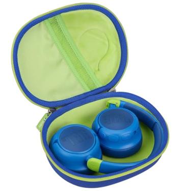Imagem de Capa para fone de ouvido JBL JR 460 NC/Junior 470NC/ JR 470 NC/Tune 670NC infantil (apenas caixa) (azul-verde)