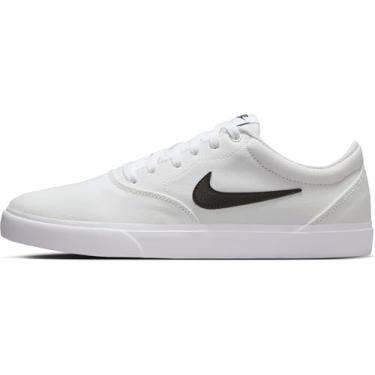 Imagem de Nike Tênis masculino Charge Canvas com cadarço, BRANCO-PRETO-BRANCO-GUMLIGHTBROWN, 41 EU