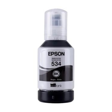 Imagem de Tinta Impressora Original Ecotank Epson T534 Preto 120ml