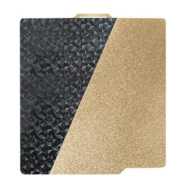 Imagem de IdeaFormer-3D Placa de construção PEO+PEI para Bambu Lab X1-Carbon/X1/P1P/P1S/A1,257x257mm Placa de aço de mola PEO+PEI de dupla face Placa texturizada flexível para impressoras 3D da série Bambu Lab