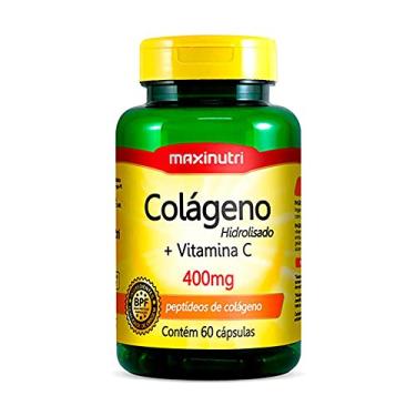 Imagem de Colágeno Hidrolisado + Vit. C 400mg - 60 Cáps., Maxinutri