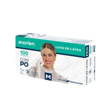 Imagem de Luva de Procedimentos com Pó CA 45332 M com 100 unidades Inoven
