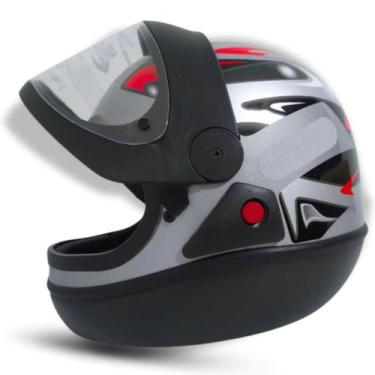 Imagem de Capacete taurus san marino grafic automatico preto nbr 7471, 56