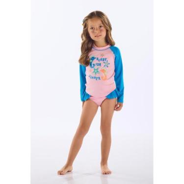 Imagem de Biquíni Infantil Poliéster FPS +50 Up Baby, Rosa, 12