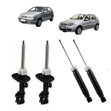 Imagem de Par Amortecedor Dianteiro E Traseiro Palio Fire 2001 A 2011