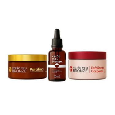 Imagem de VERÃO MEU BRONZE KIT CERA BRONZEADORA 250G + ÓLEO 10x1 CORPORAL 80ML +