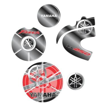 Imagem de Adesivo Protetor Tank Pad Resinado 250 Compatível com Moto - Cromo Sig