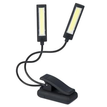 Imagem de Luminária Led Cob Presilha Flexível Estante De Partitura