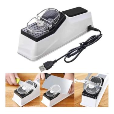 Imagem de Amolador Afiador Elétrico De Facas E Tesouras Bivolt - Globalmix, Bran