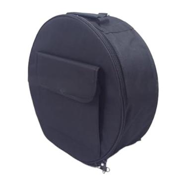 Imagem de KiBcsLic Bolsa de transporte para caixa de bateria, presente para baterista, capa protetora com acolchoamento grosso, acessório de transporte para instrumento, for 14x6.5 Inch Drum