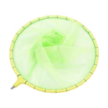 Imagem de Baoblaze Rede de pesca Redes de desembarque de peixes Dobrável Secagem rápida Captura Fácil armazenamento Macio Água doce Camping Leve Malha removível, Green L