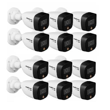 Imagem de Kit 12 Câmeras Intelbras VHD 1220 B Full Color Alta Definição Full HD 1080p IR 20m Intelbras