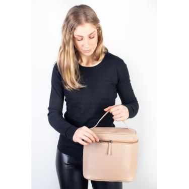 Imagem de Frasqueira de viagem em couro liso Paloma