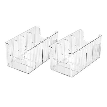 Imagem de KiBcsLic Caixa organizadora de cintos, suporte de cintos, resistente, multifuncional, leve para gravatas, multi grades, rack para casa, loja, penteadeira, mesa, 2 Pc