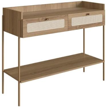 Imagem de Aparador Para Sala De Estar 2 Gavetas Industrial Indy A03 Hanover Dour