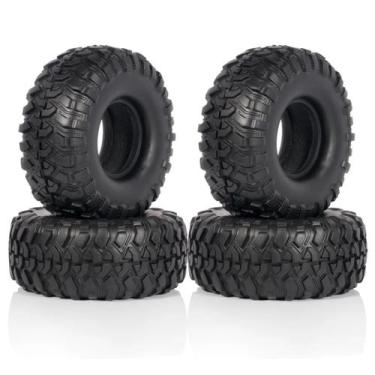 Imagem de Pneus 1/10 RC Crawler 1.9 Rubber 117x51mm com inserções de espuma - Ma