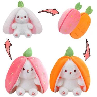 Imagem de Brinquedo de pelúcia MIAODAM Cuddly Bunny com design de frutas