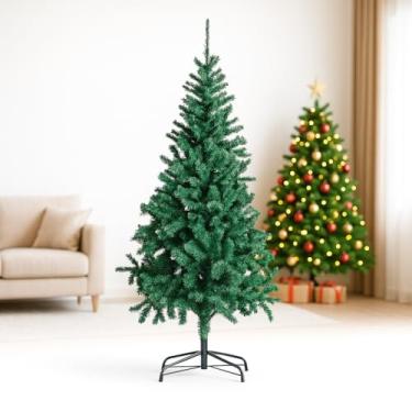 Imagem de Arvore de Natal Cheia Pinheiro Tradicional Realista 1,80m 720 Galhos Base de Metal Firme