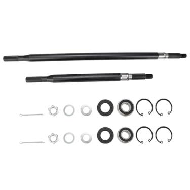 Imagem de USTAR Kit de eixo traseiro do lado do motorista e do passageiro compatível com carrinhos de golfe EZGO RXV Electric Models 2008 UP Replace# 620337 614208 620341 614209